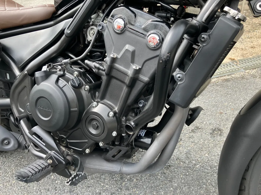 Honda Rebel 500 2021, чёрный, фото 4