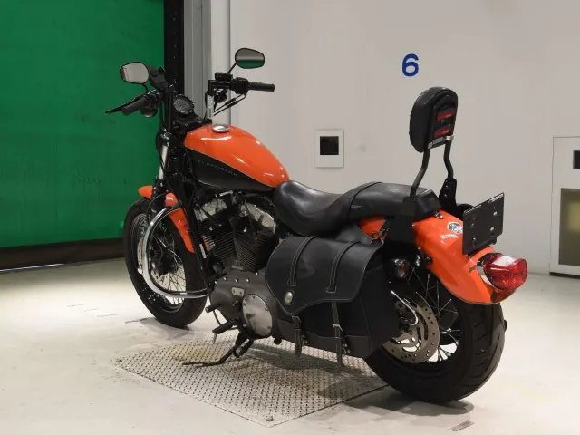 Harley-Davidson XL1200N 2008, black | orange, фото 6