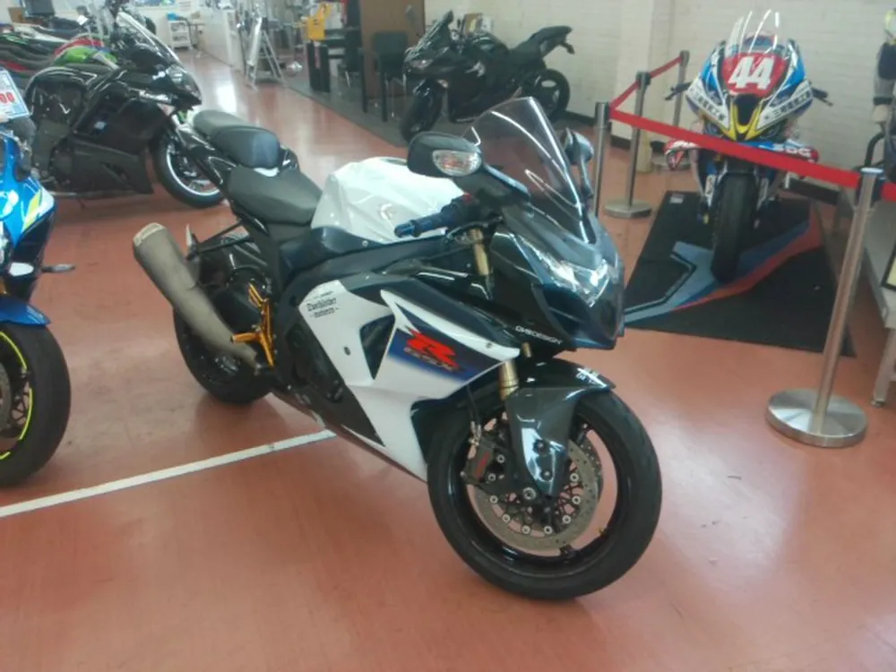 Suzuki GSX-R1000 2011, white / blue, фото 4