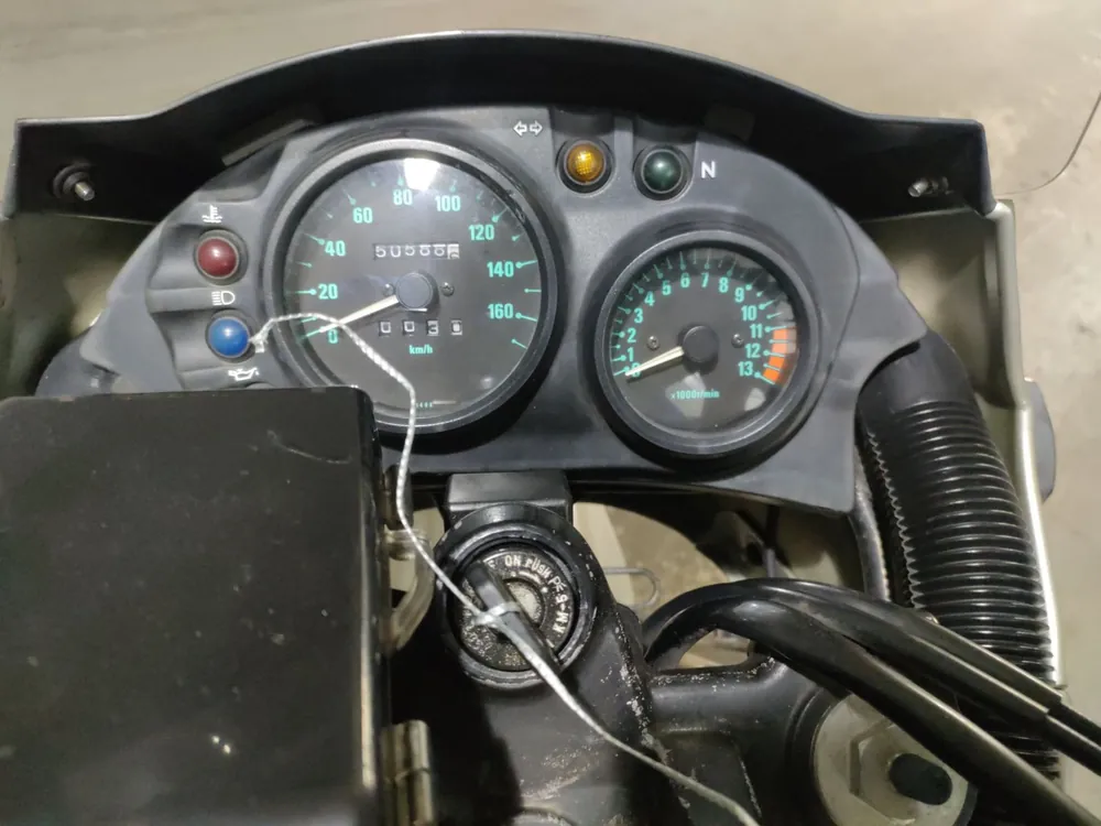 Kawasaki KLE400 2001, серый, фото 5