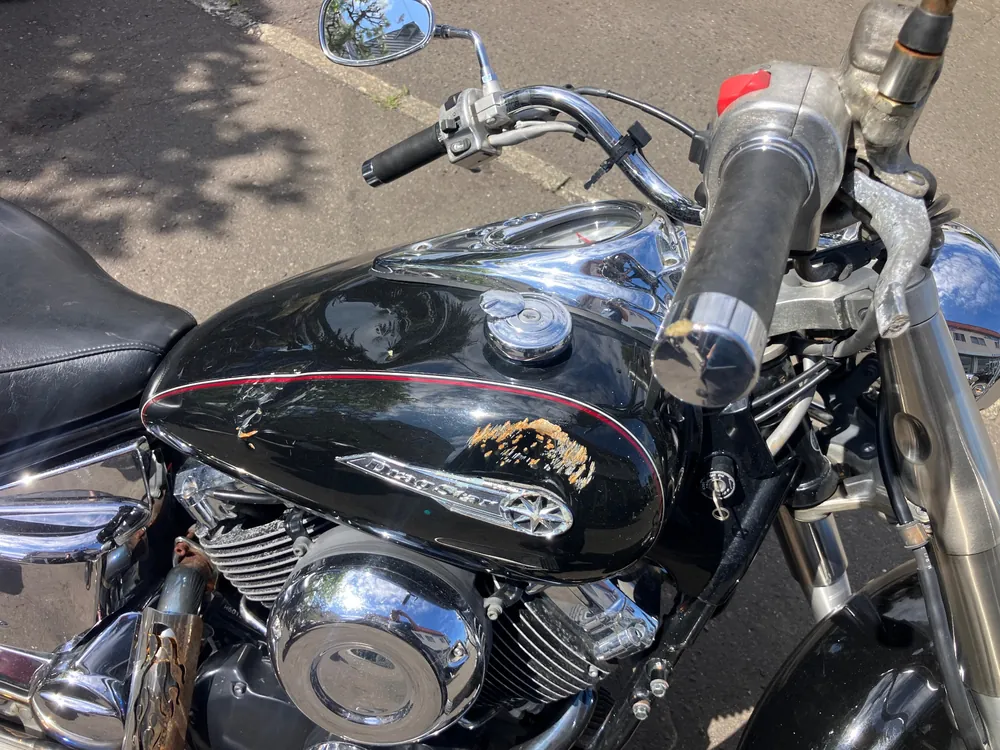 Yamaha Drag Star 400 Classic 2002, чёрный, фото 4