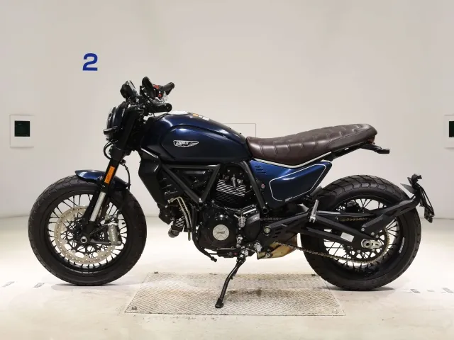 Ducati Scrambler Night Shift 2023, navy blue, фото 2