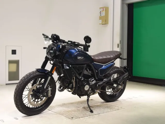 Ducati Scrambler Night Shift 2023, navy blue, фото 4