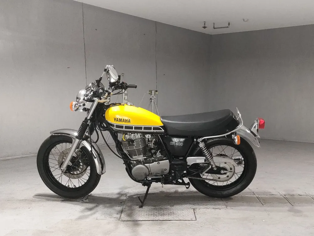 Yamaha SR400, black / yellow, фото 2