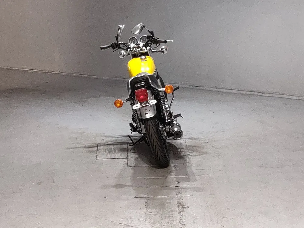 Yamaha SR400, black / yellow, фото 4