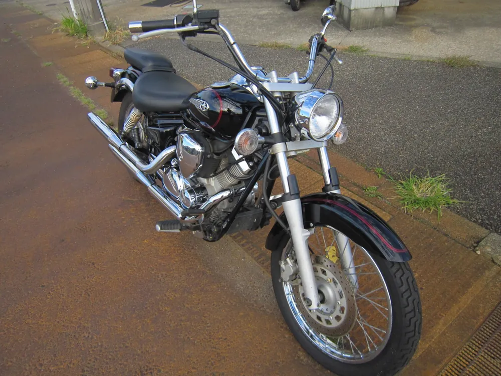 Yamaha Dragstar 250, чёрный, фото 4