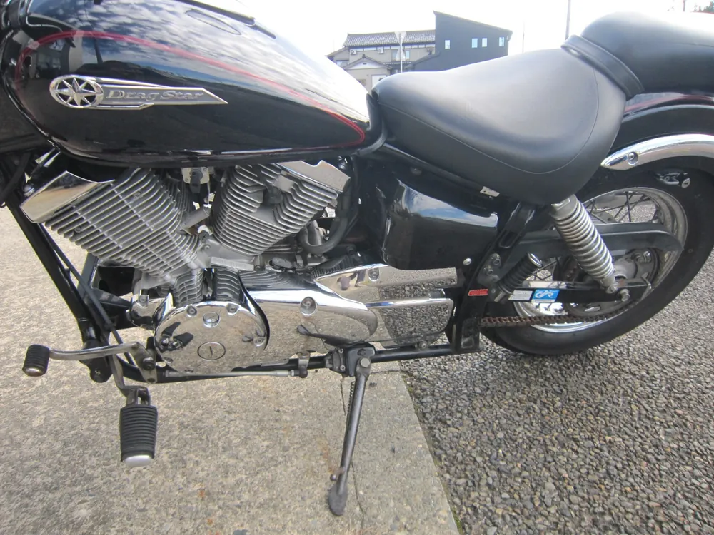 Yamaha Dragstar 250, чёрный, фото 8