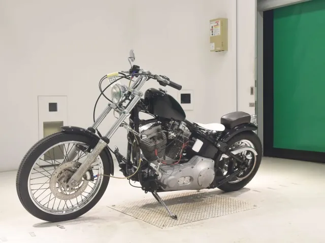 Harley-Davidson FXST1450 2000, чёрный, фото 4
