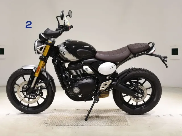 Triumph Scrambler 400 X 2026, black | gunmetal, фото 2
