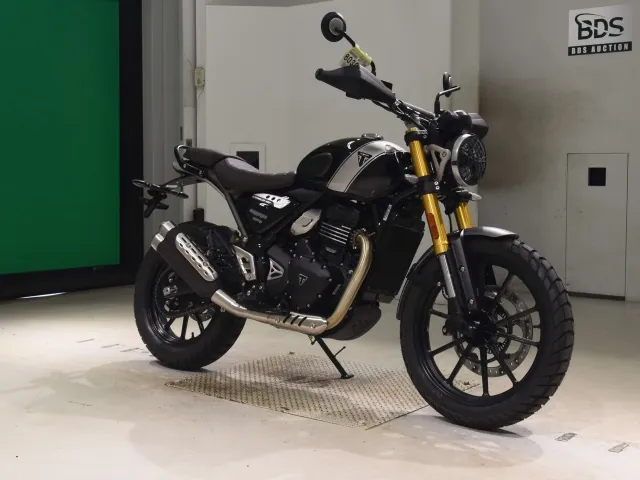 Triumph Scrambler 400 X 2026, black | gunmetal, фото 3