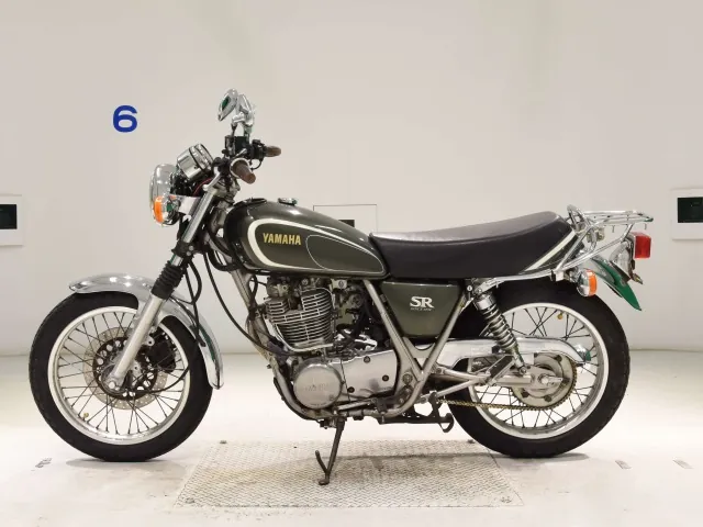 Yamaha SR400 2014, зелёный, фото 2
