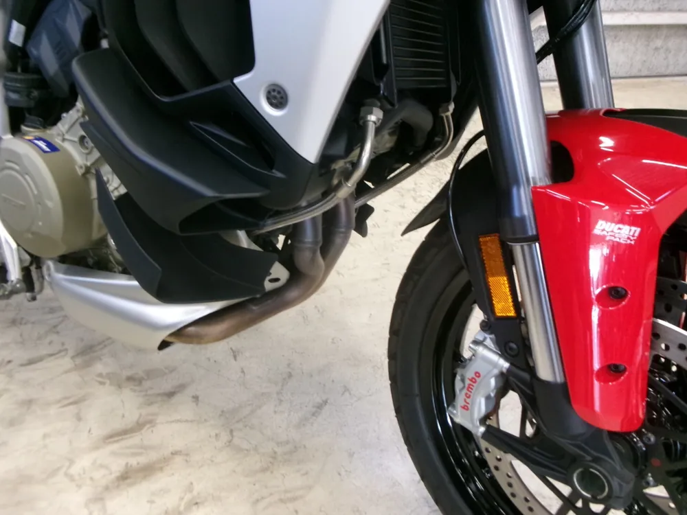Ducati Multistrada V4S 2023, silver / red, фото 5
