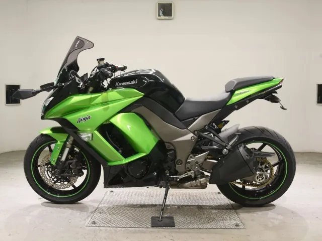 Kawasaki Ninja 1000 2011, black | green, фото 2