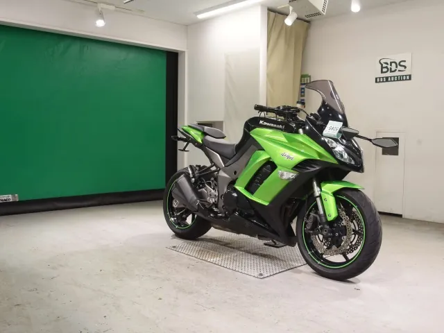 Kawasaki Ninja 1000 2011, black | green, фото 3