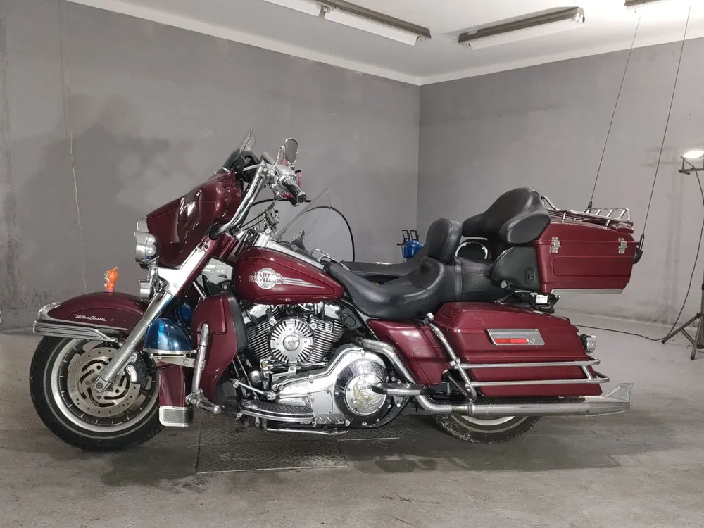 Harley-Davidson FLHTCU-I 1450 SIDE-CAR 2005, красный, фото 2