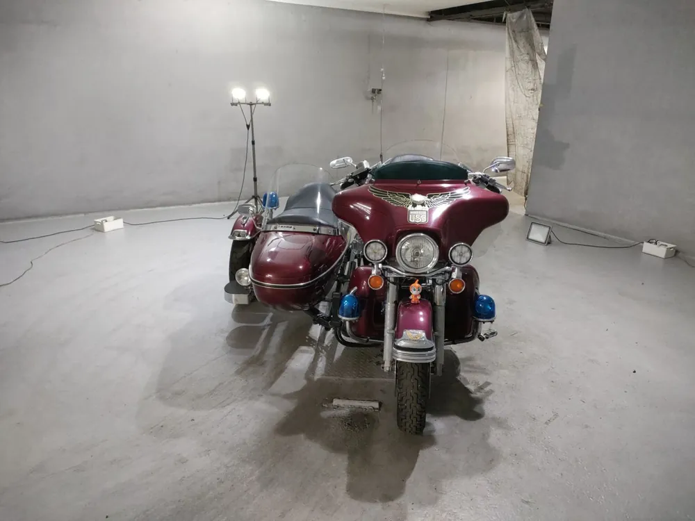 Harley-Davidson FLHTCU-I 1450 SIDE-CAR 2005, красный, фото 3