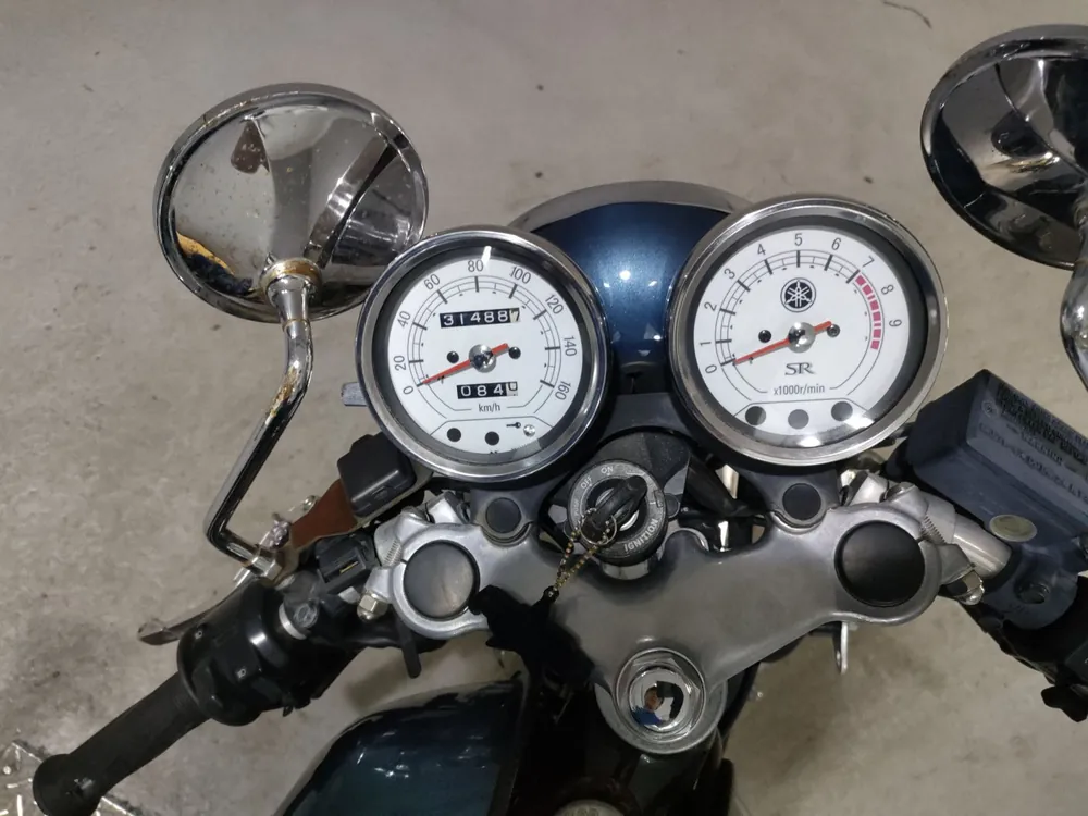 Yamaha SR400 Final Edition Limited 2020, синий, фото 5