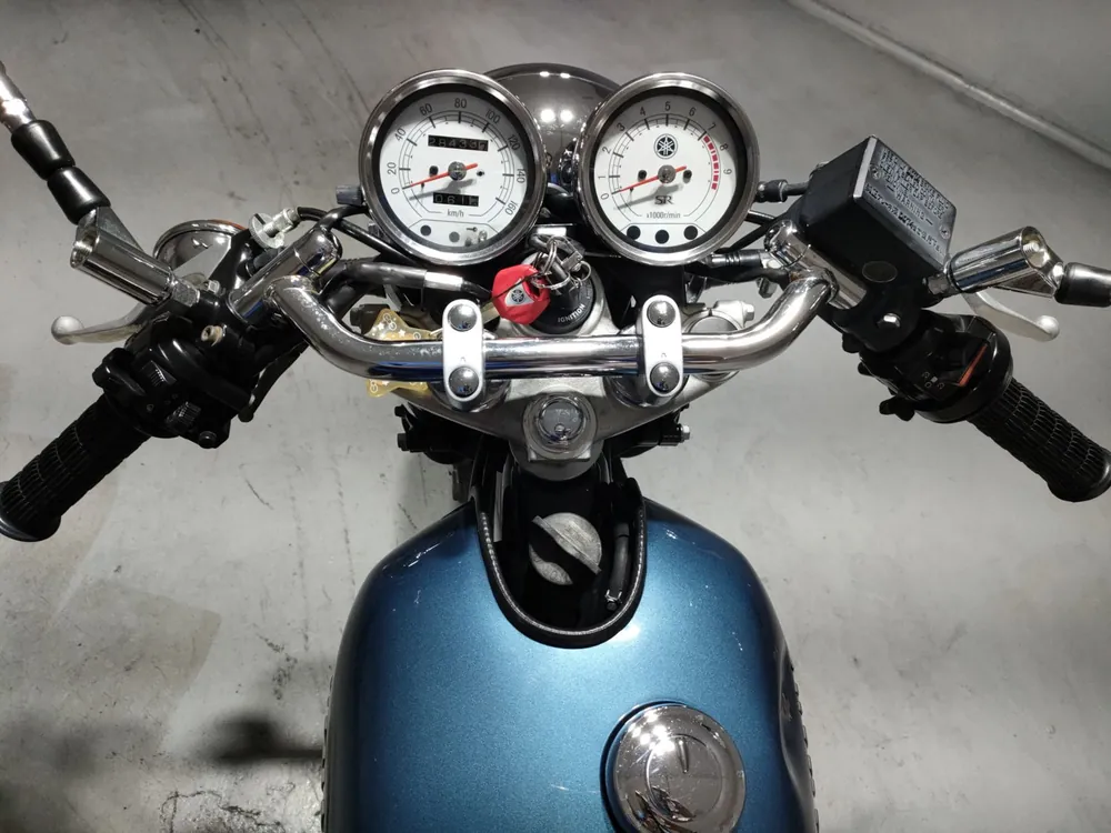 Yamaha SR400 Final Edition Limited 2019, синий, фото 5
