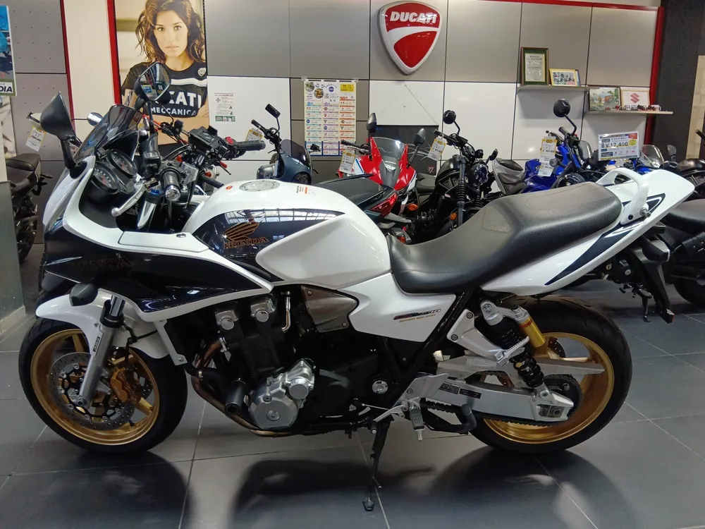 Honda CB1300 2009, white / gun m, фото 2