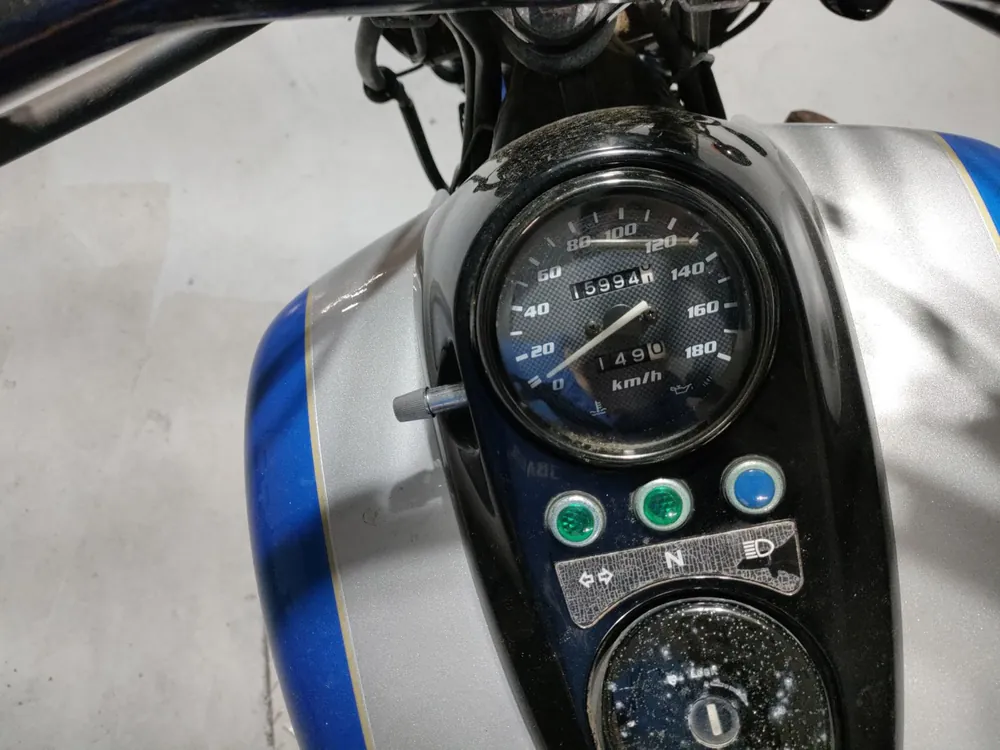 Kawasaki Eliminator 250V, silver / blue, фото 5