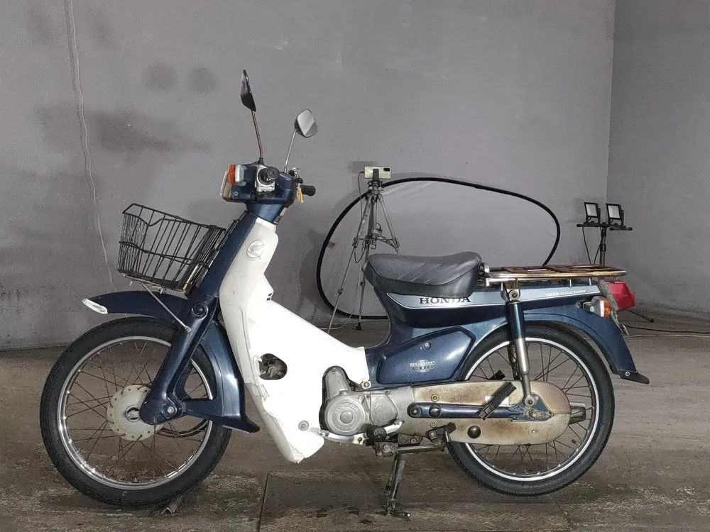 Honda Super Cub, синий, фото 2