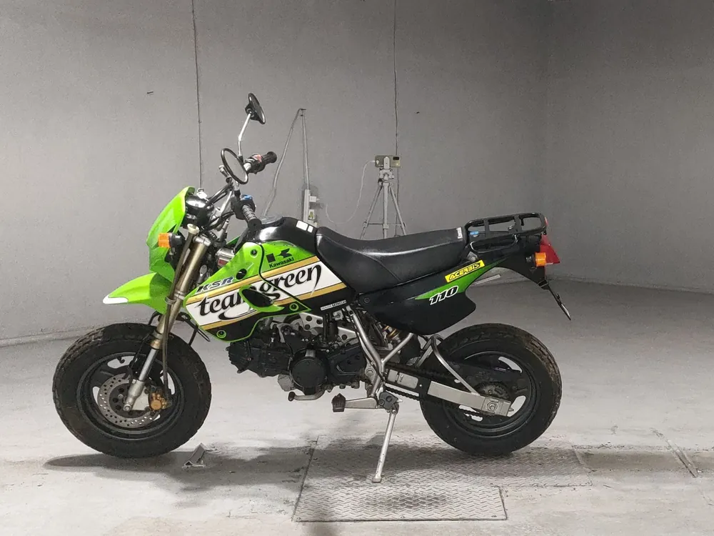 Kawasaki KSR110, black / green, фото 2