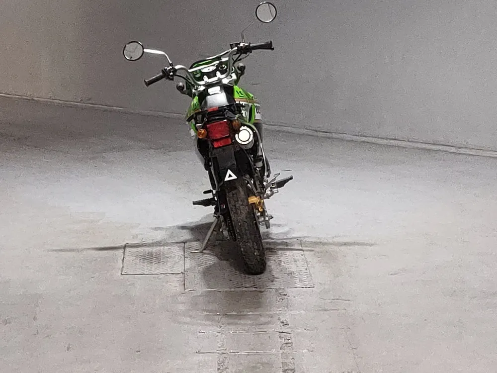 Kawasaki KSR110, black / green, фото 4