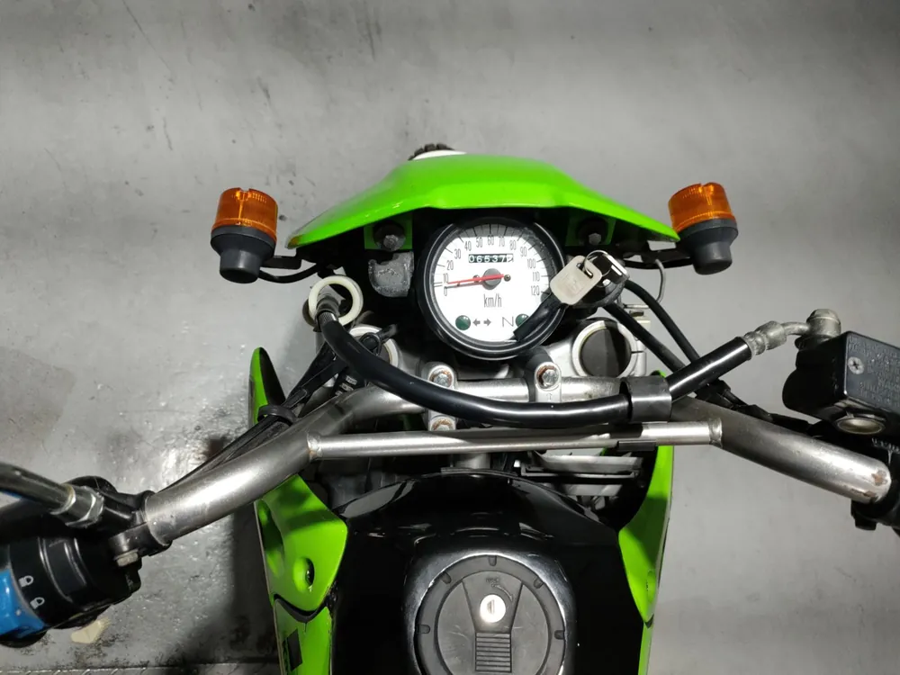 Kawasaki KSR110, black / green, фото 5