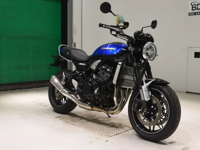 Kawasaki Z900RS 2024, black | blue, фото 3