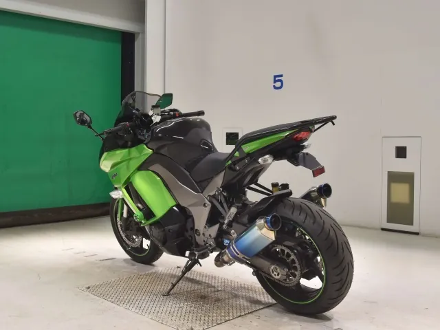 Kawasaki Ninja 1000 2011, black | green, фото 6