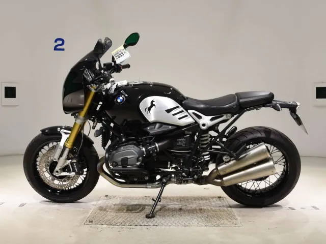 BMW R Nine T 2015, чёрный, серебристый, фото 2