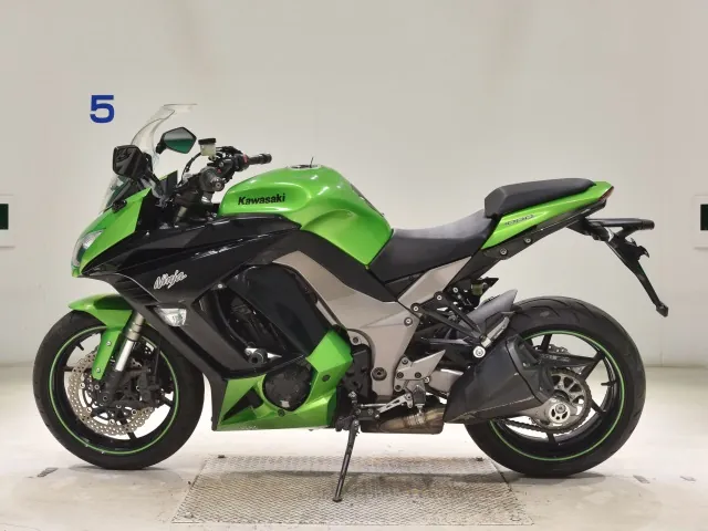 Kawasaki Ninja 1000 2012, black | green, фото 2