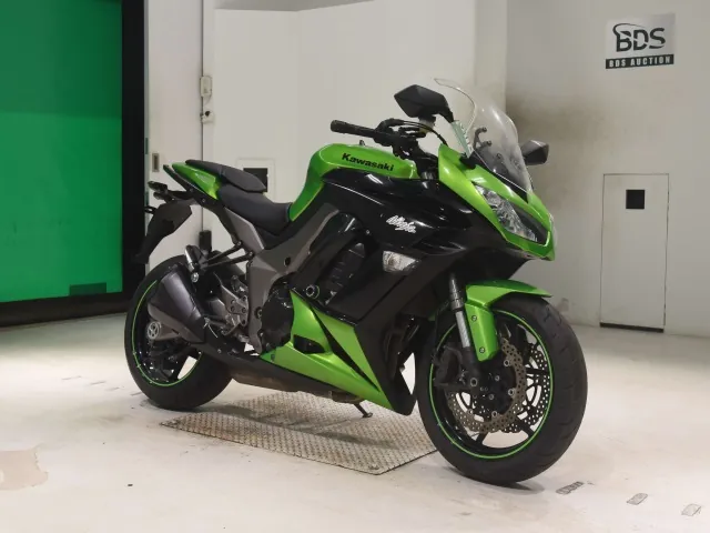 Kawasaki Ninja 1000 2012, black | green, фото 3