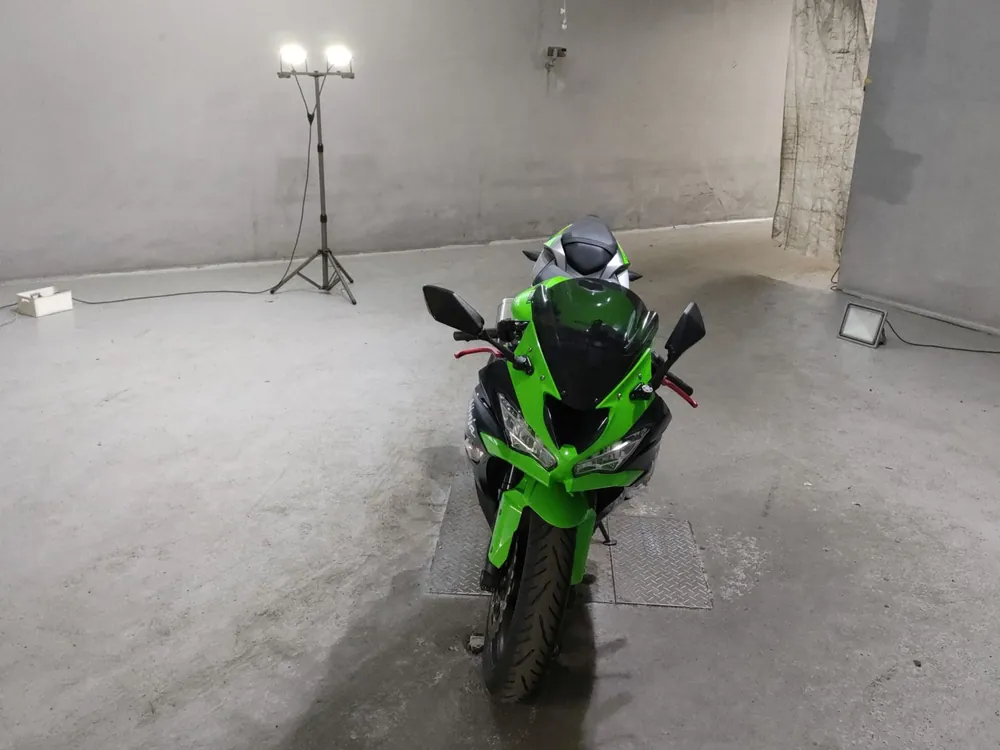 Kawasaki Zx-6Ra 2019, чёрный, зелёный, фото 3