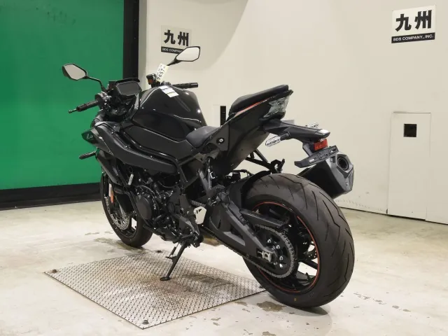Kawasaki Z H2 2026, чёрный, оранжевый, фото 6