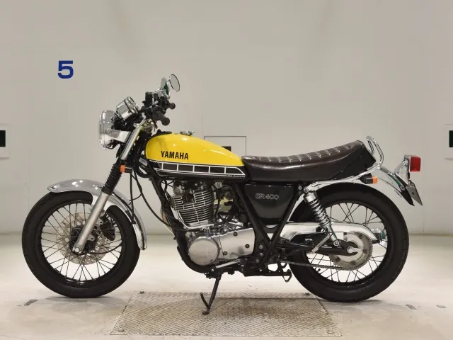 Yamaha SR400 2016, жёлтый, фото 2
