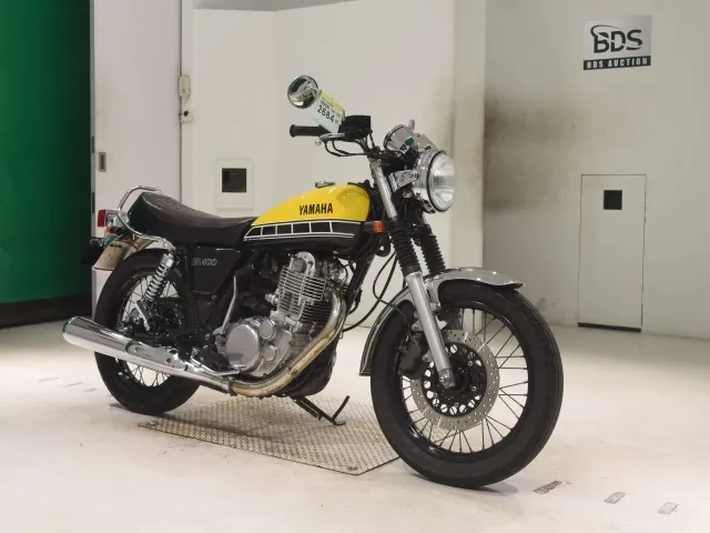 Yamaha SR400 2016, жёлтый, фото 3