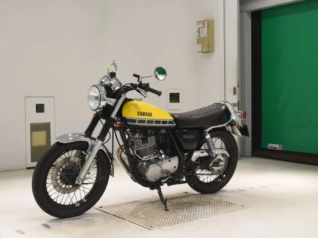Yamaha SR400 2016, жёлтый, фото 4