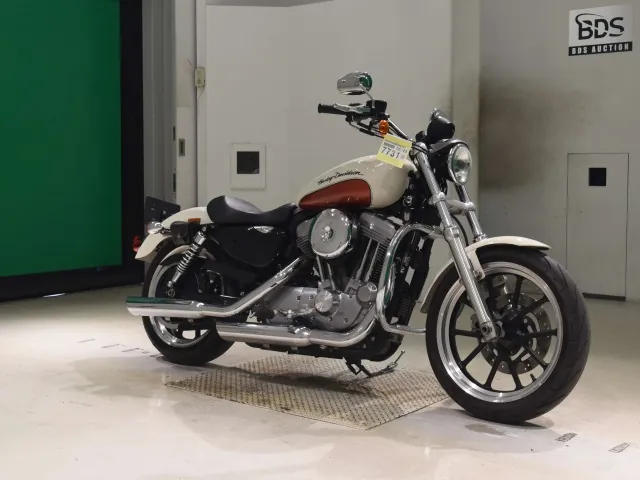 Harley-Davidson XL883L 2011, white | orange, фото 3