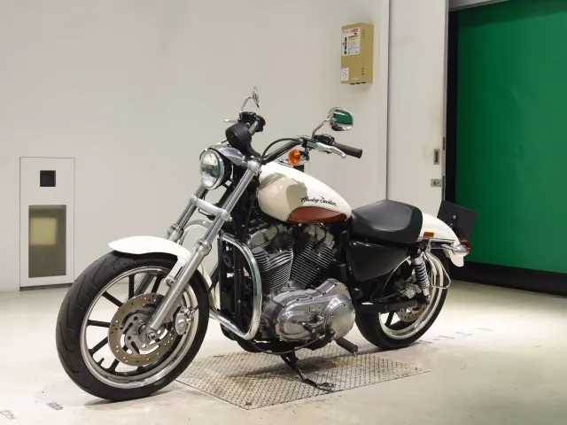 Harley-Davidson XL883L 2011, white | orange, фото 4