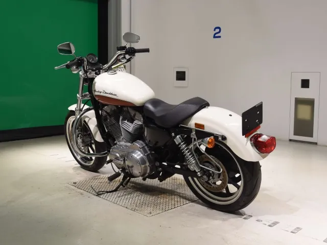 Harley-Davidson XL883L 2011, white | orange, фото 6