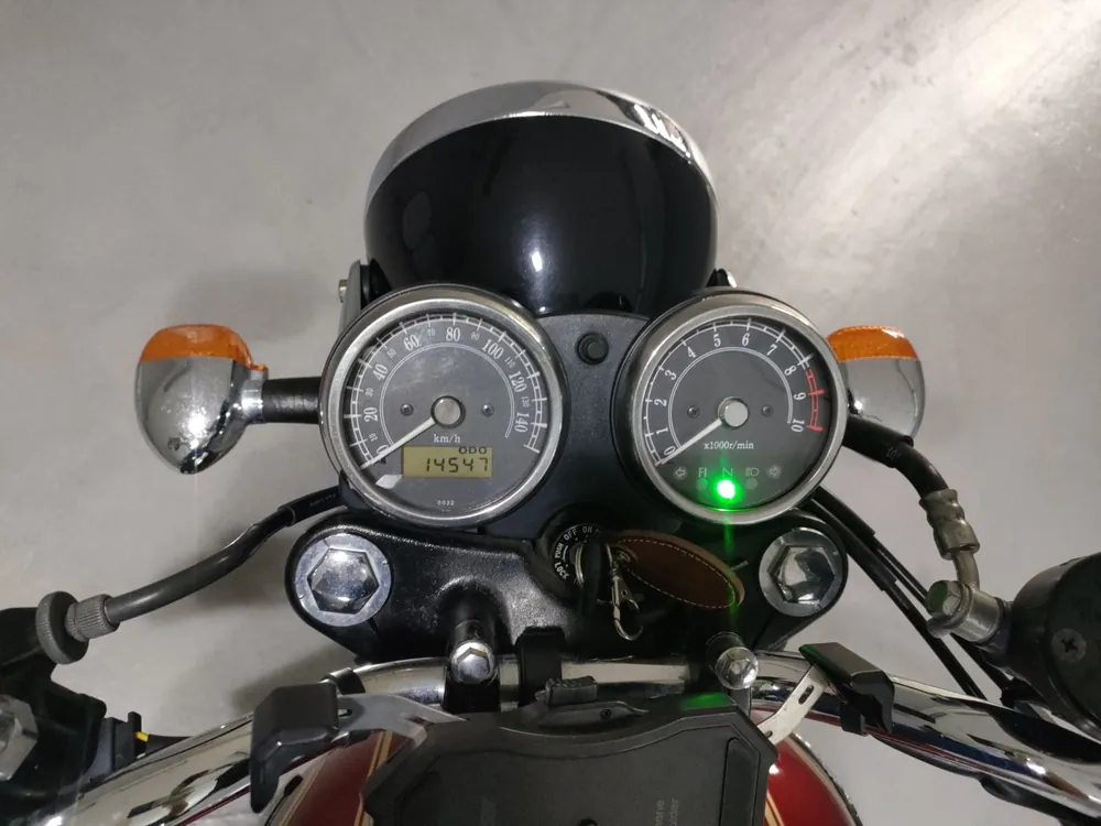 Kawasaki Estrella, красный, фото 5