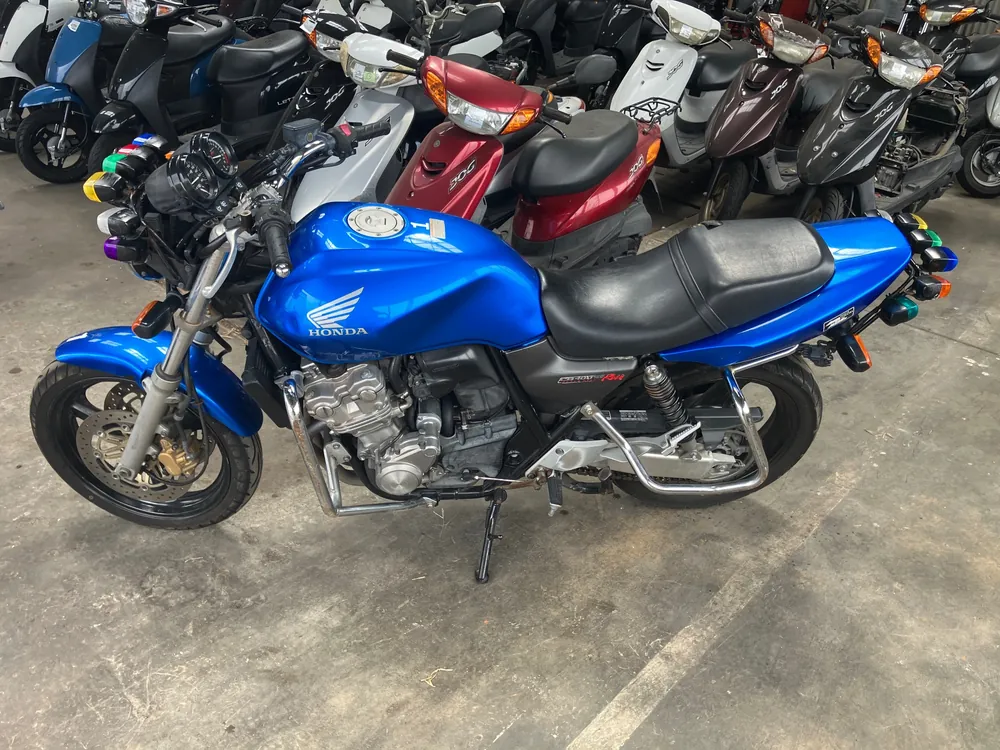 Honda CB400SB, синий, фото 2