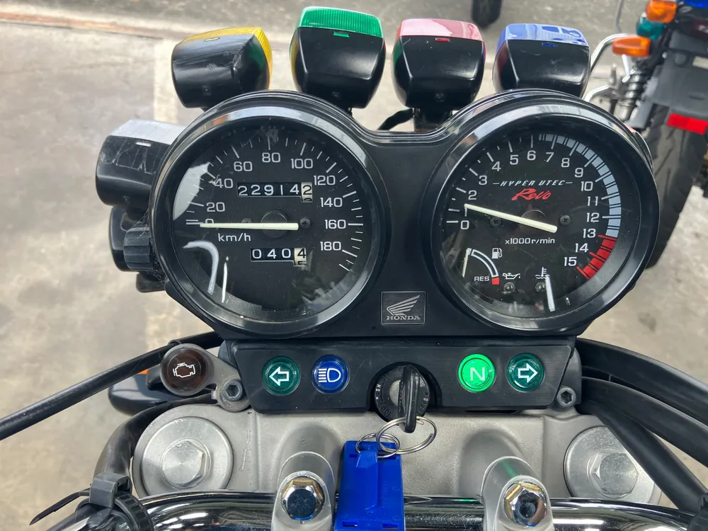 Honda CB400SB, синий, фото 3