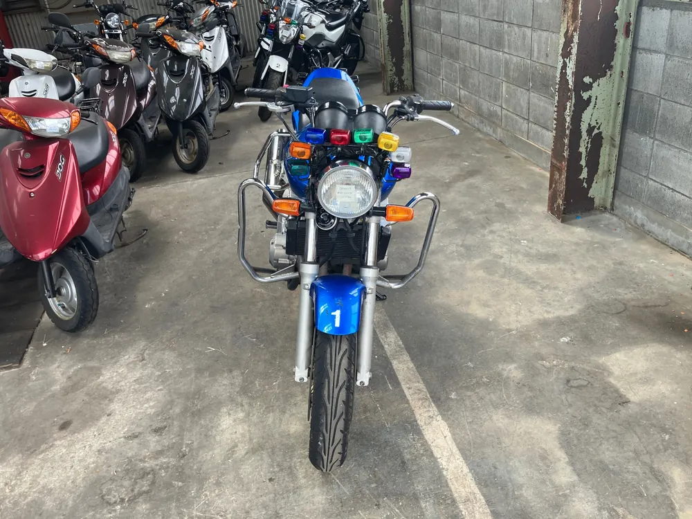 Honda CB400SB, синий, фото 4