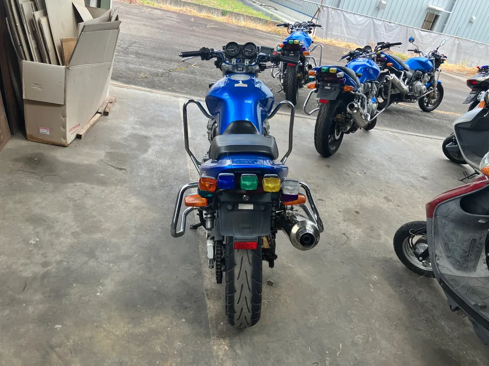 Honda CB400SB, синий, фото 5