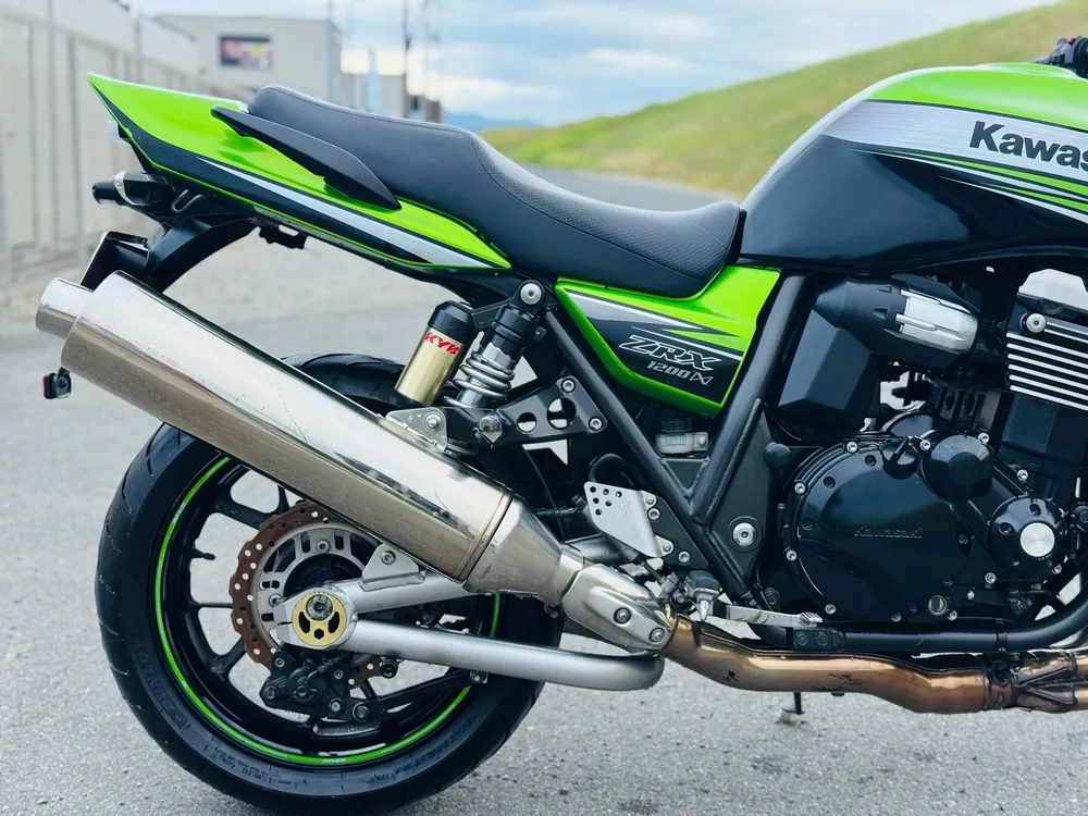 Kawasaki ZRX1200DAEG 2009, lime / black, фото 16