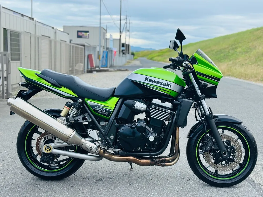Kawasaki ZRX1200DAEG 2009, lime / black, фото 4