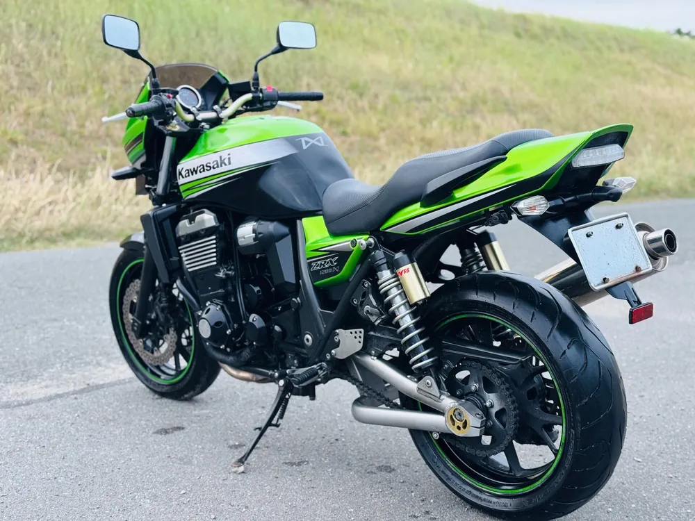 Kawasaki ZRX1200DAEG 2009, lime / black, фото 8