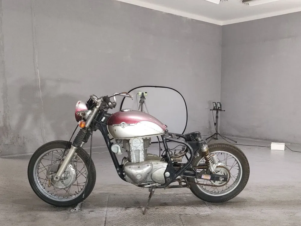 Kawasaki Estrella, красный, фото 2